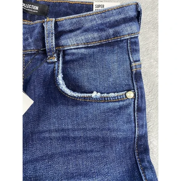 ZARA Trafaluc Denim Collection Women's Super Skinny Jeans US Size 2 (Pearls) NWT - Picture 11 of 16